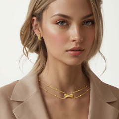 Layered Twisted Necklace