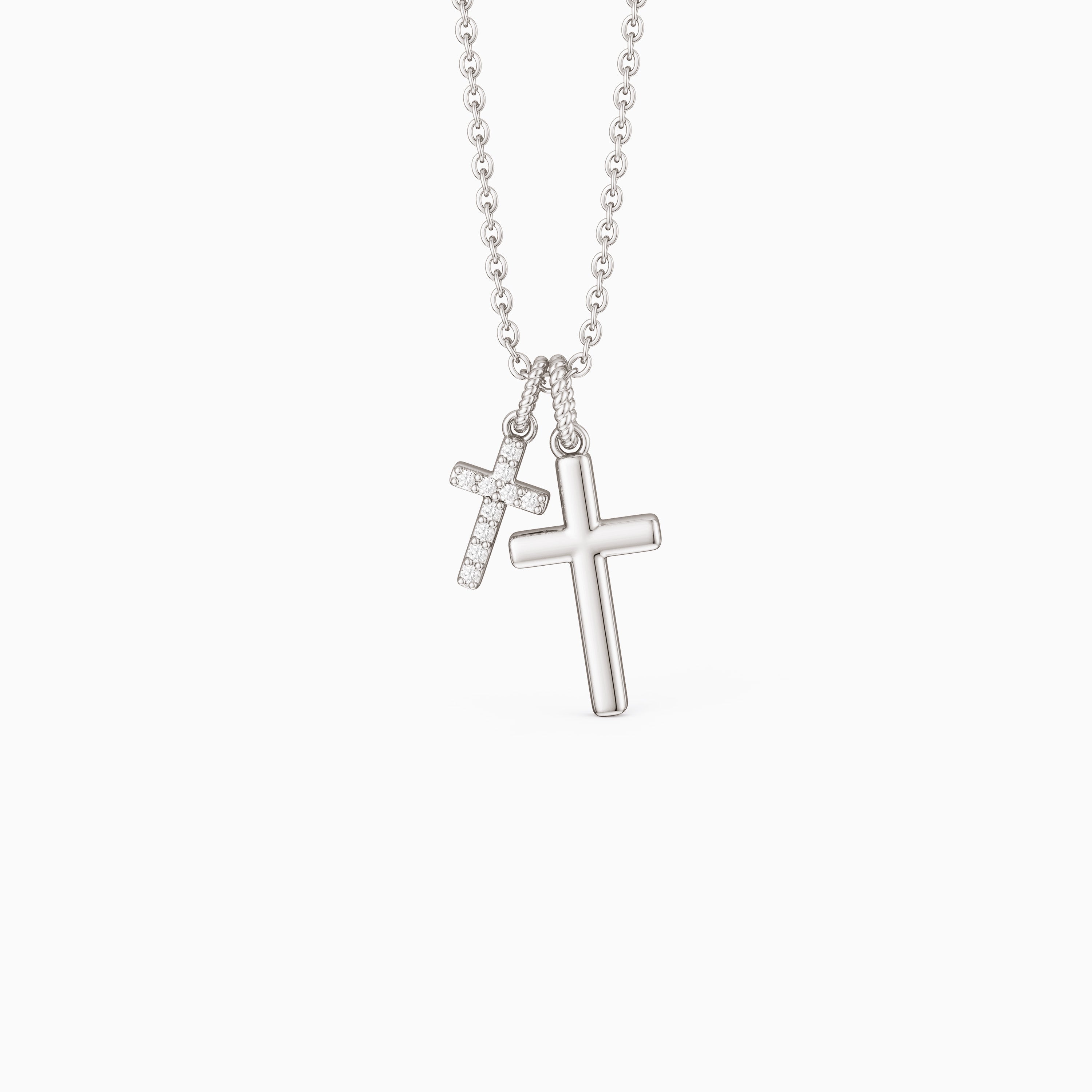Dual Cross Harmony Necklace