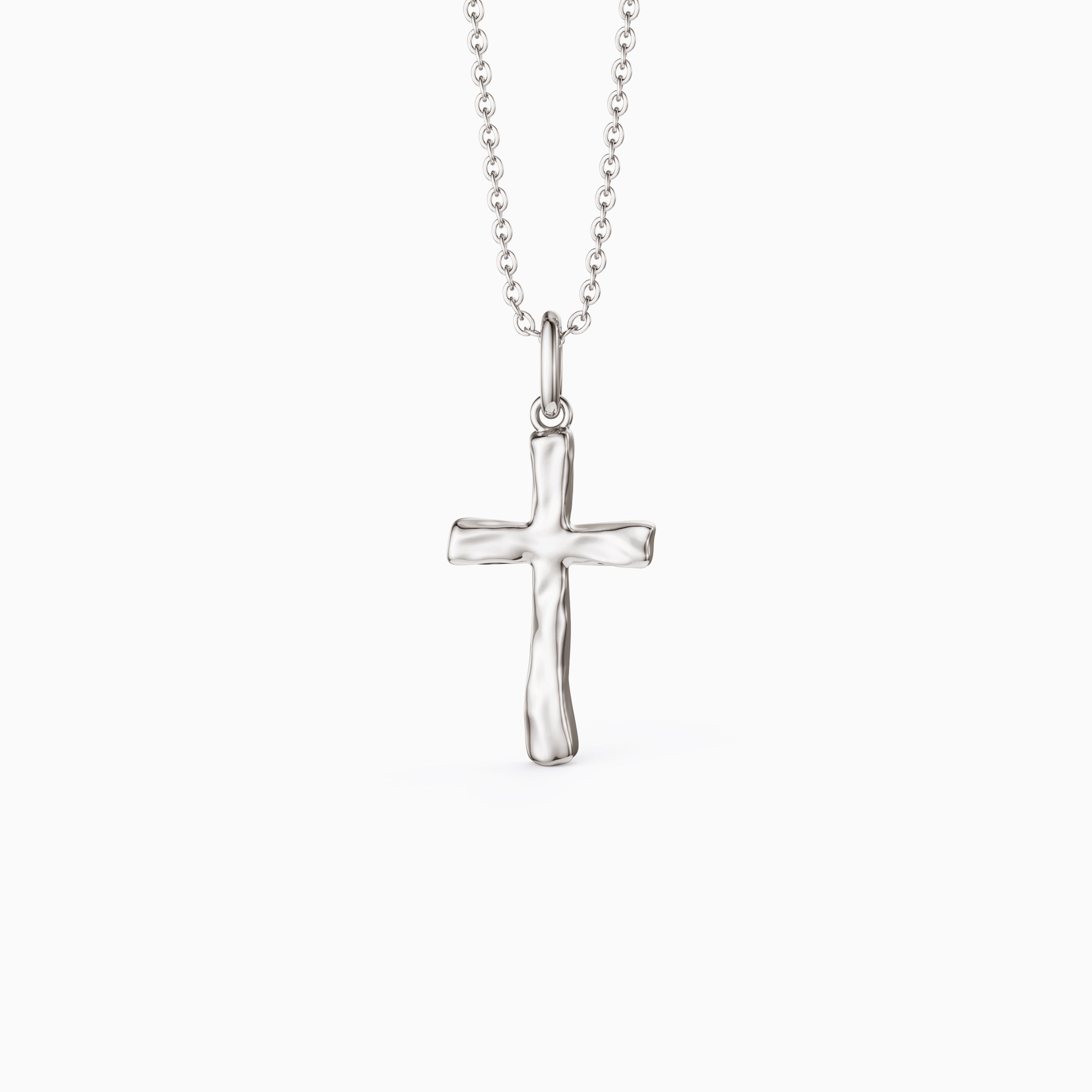 Liquid Cross Necklace