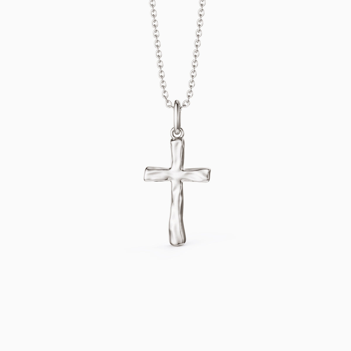 Liquid Cross Necklace