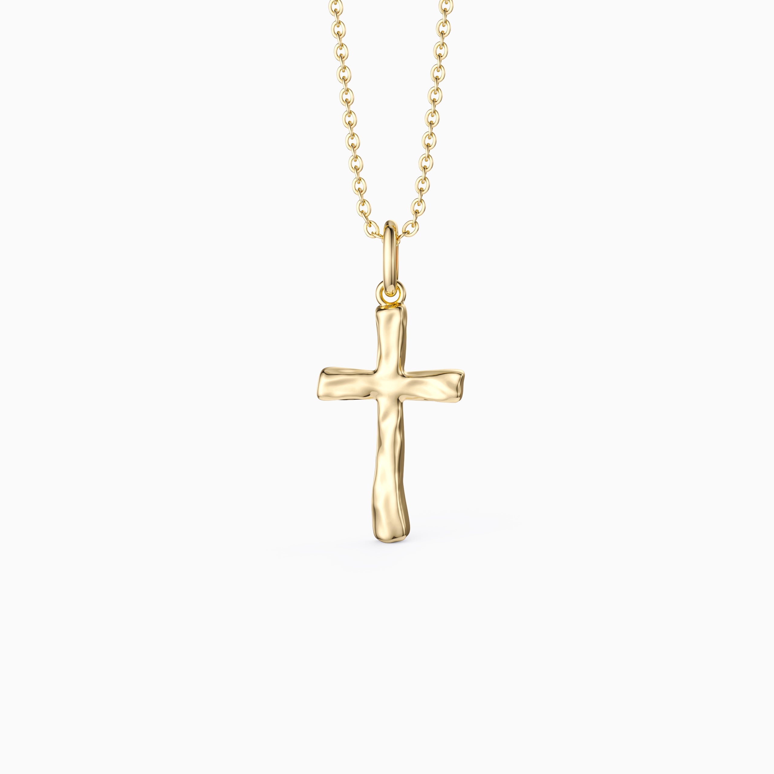 Liquid Cross Necklace