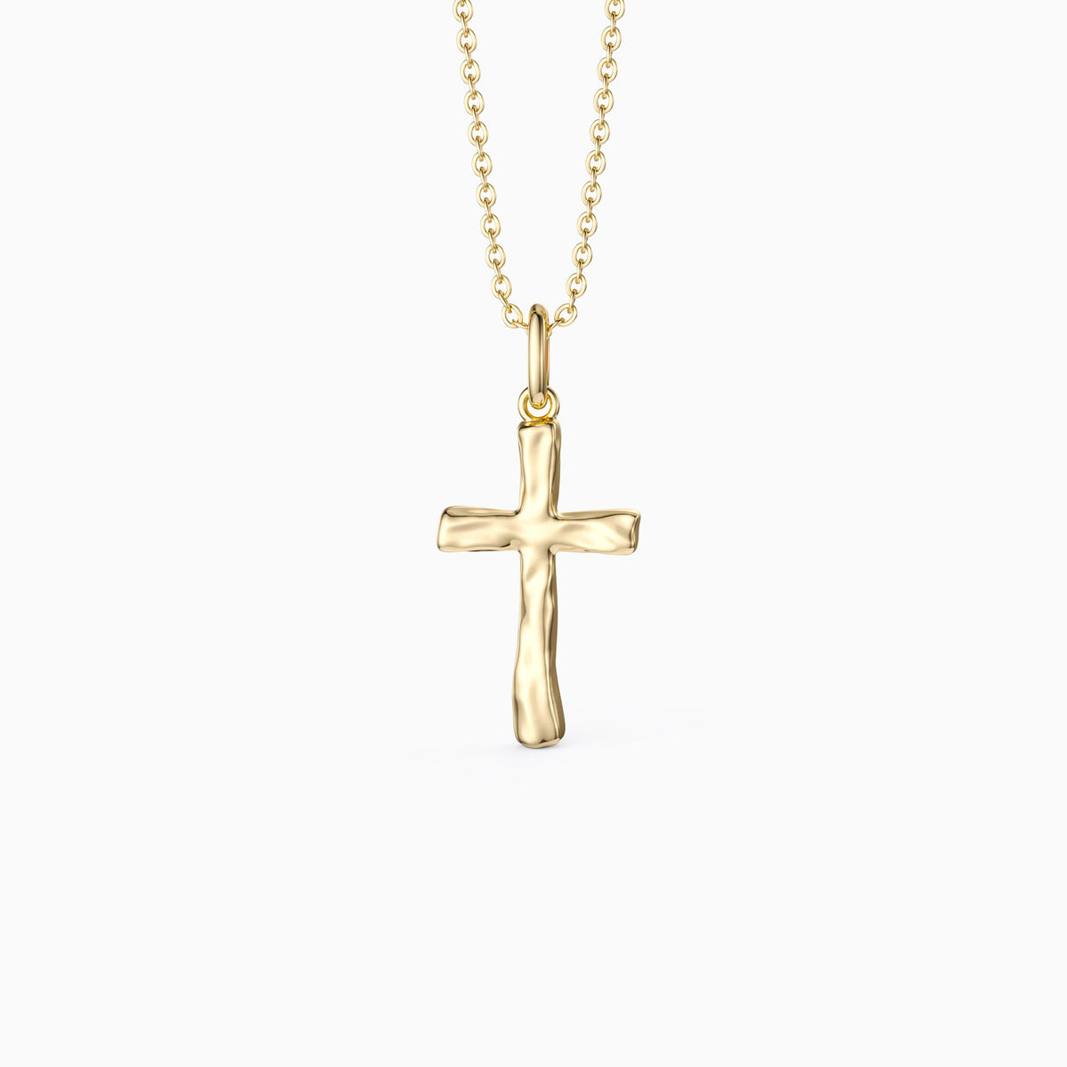Liquid Cross Necklace