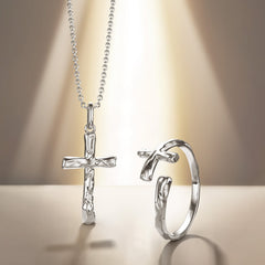 Liquid Open Cross Ring