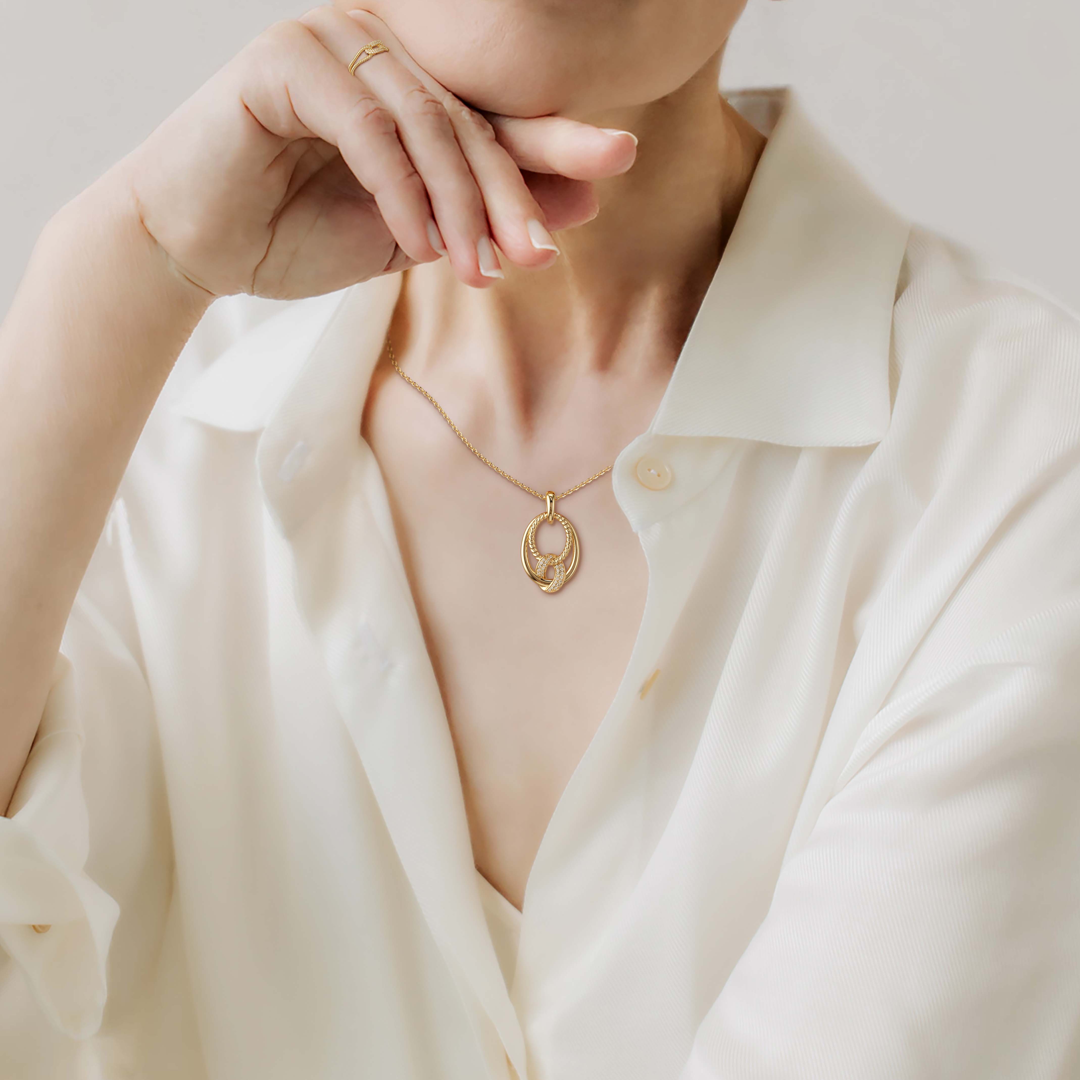 Interlocking Triple Ring