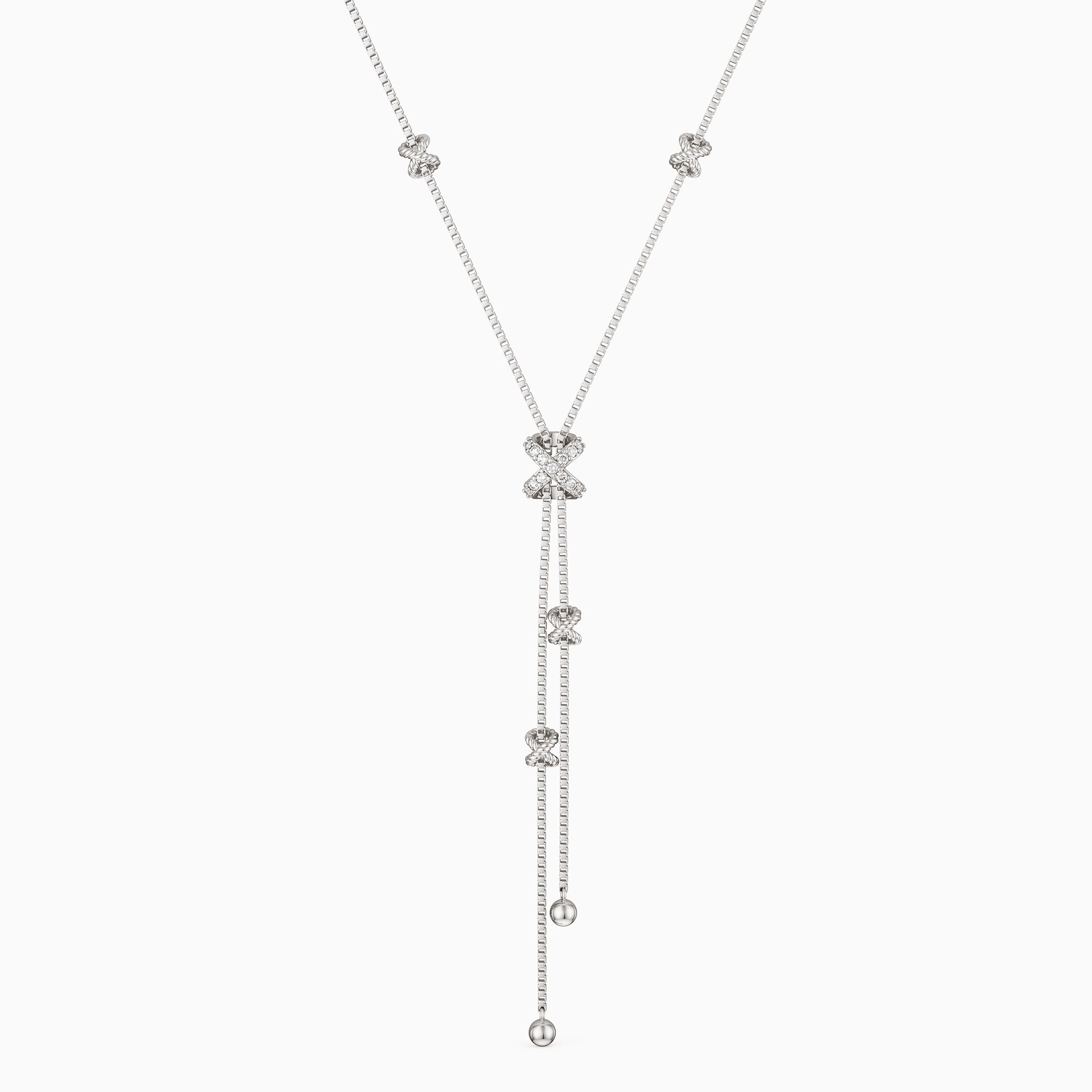 Delicate Cord Y Necklace