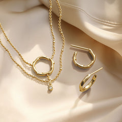 Thorns Circle Layered Necklace