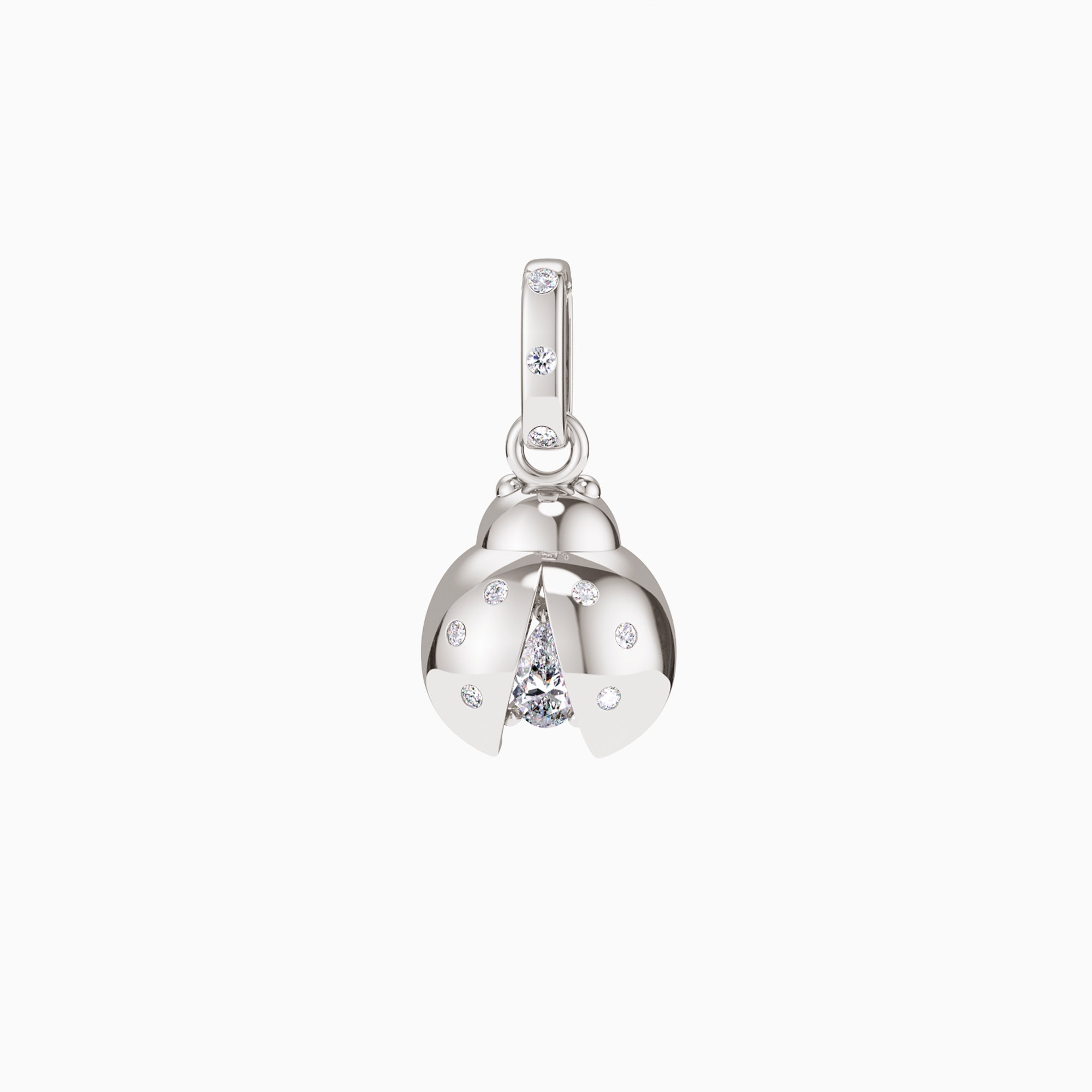 Mini Ladybug Luck Charm Pendant