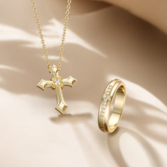 Gothic Cross Amulet Pendant Necklace