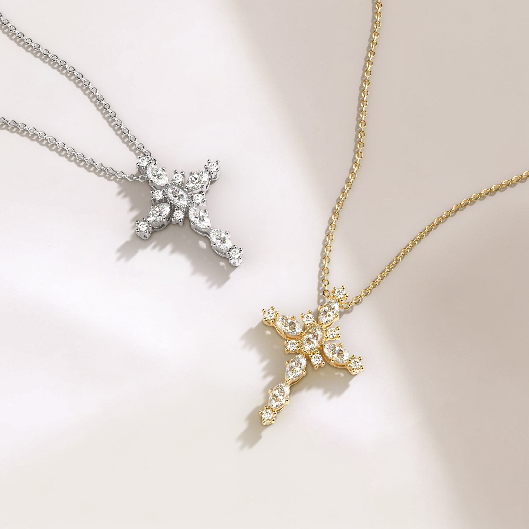 Byzantine Cross Amulet Pendant Necklace