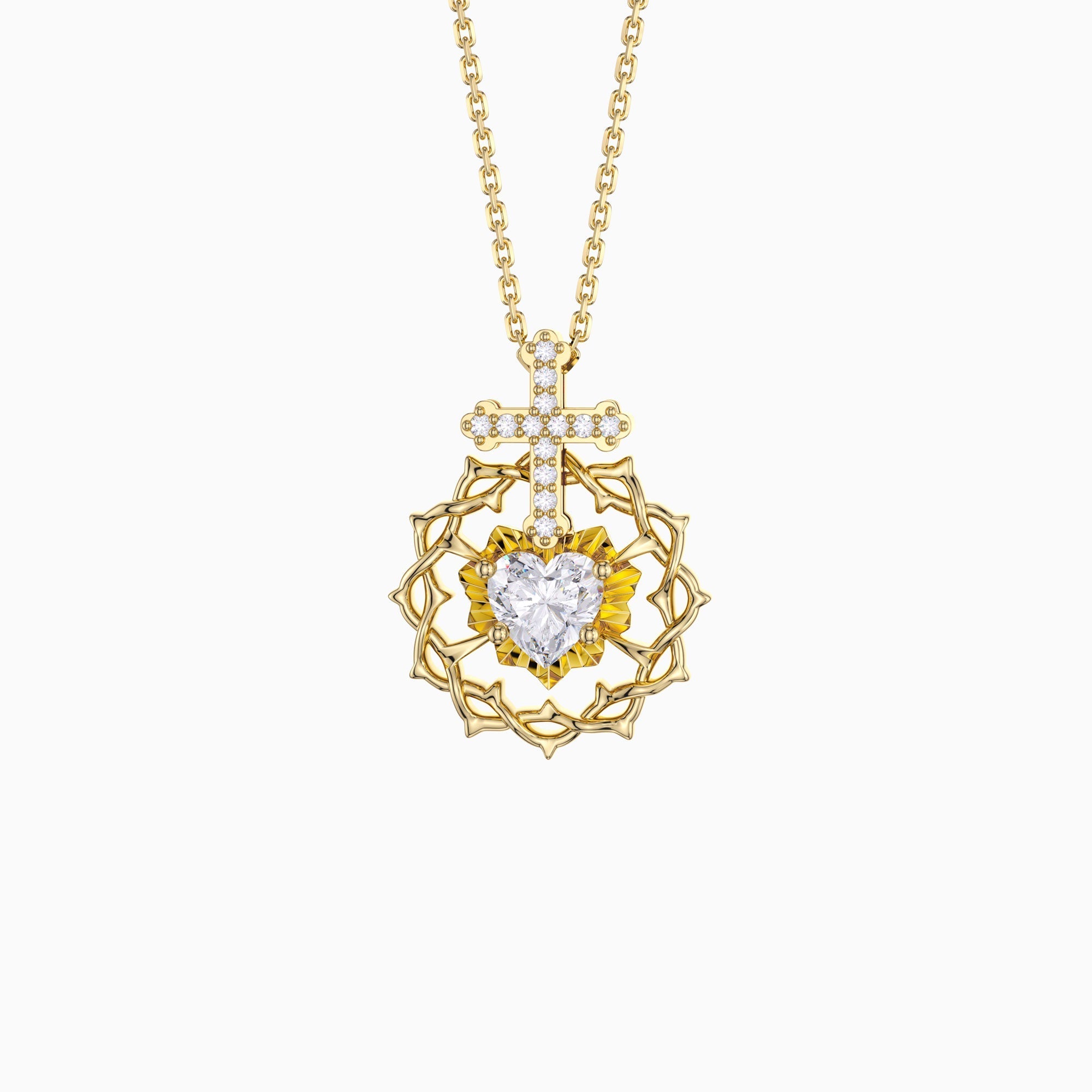 The Sacred Heart Pendant Necklace