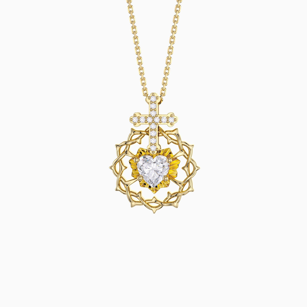 The Sacred Heart Pendant Necklace