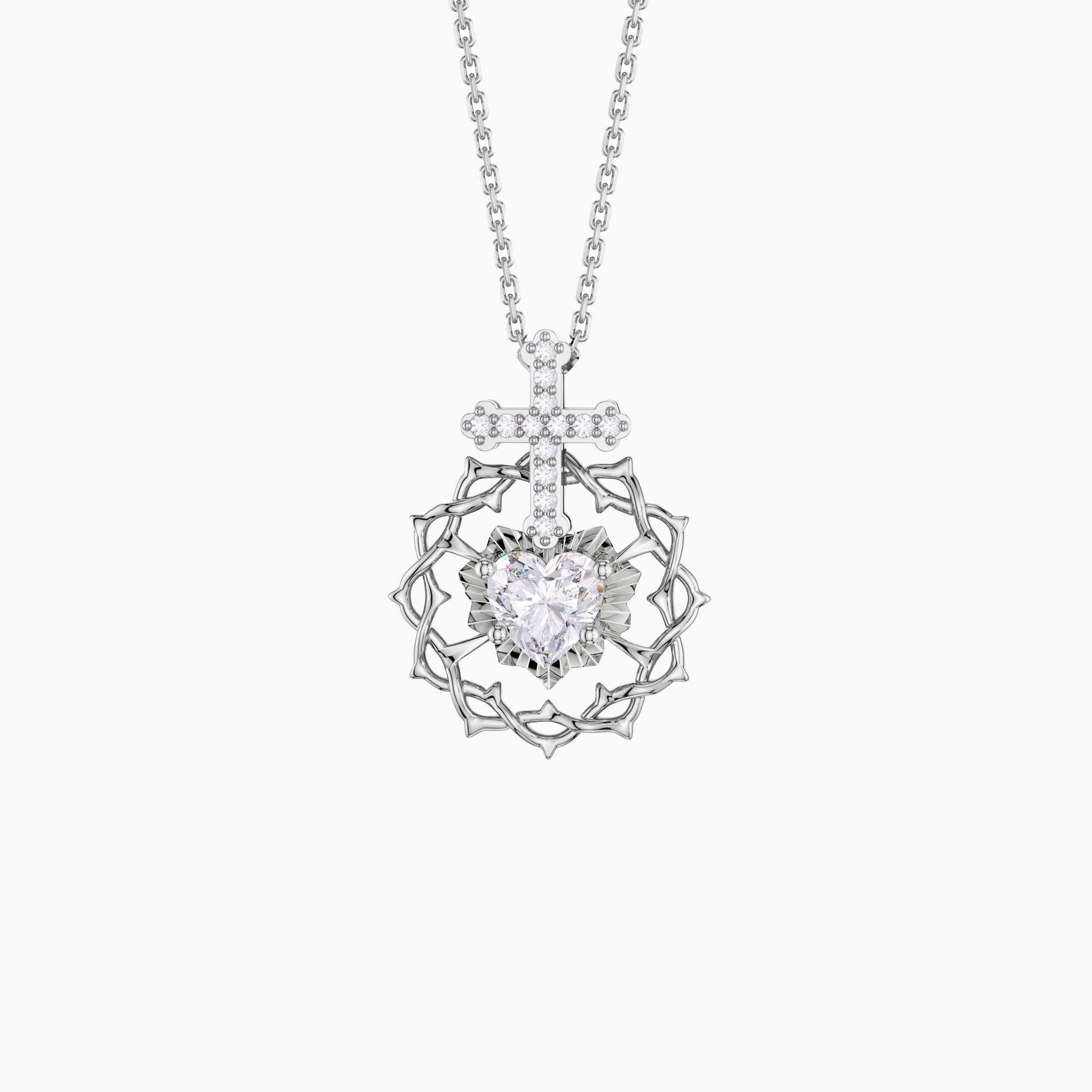 The Sacred Heart Pendant Necklace