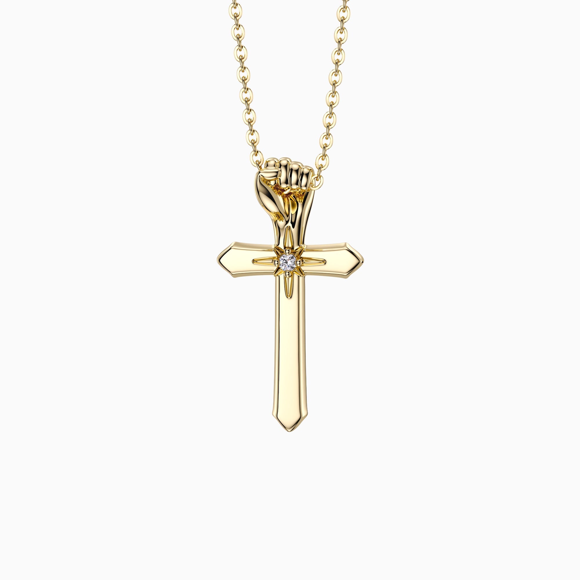 Fortitude Cross Pendant Necklace