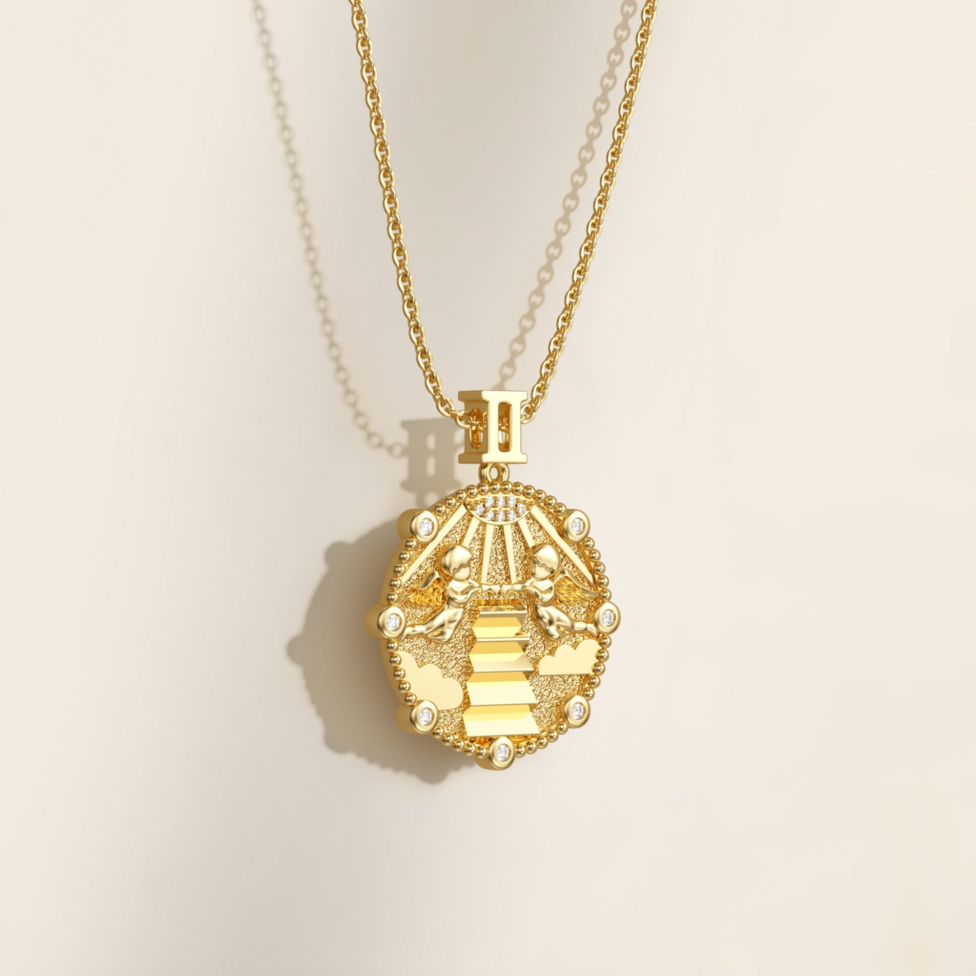 Promised Land Angel Divine Guidance Pendant Necklace