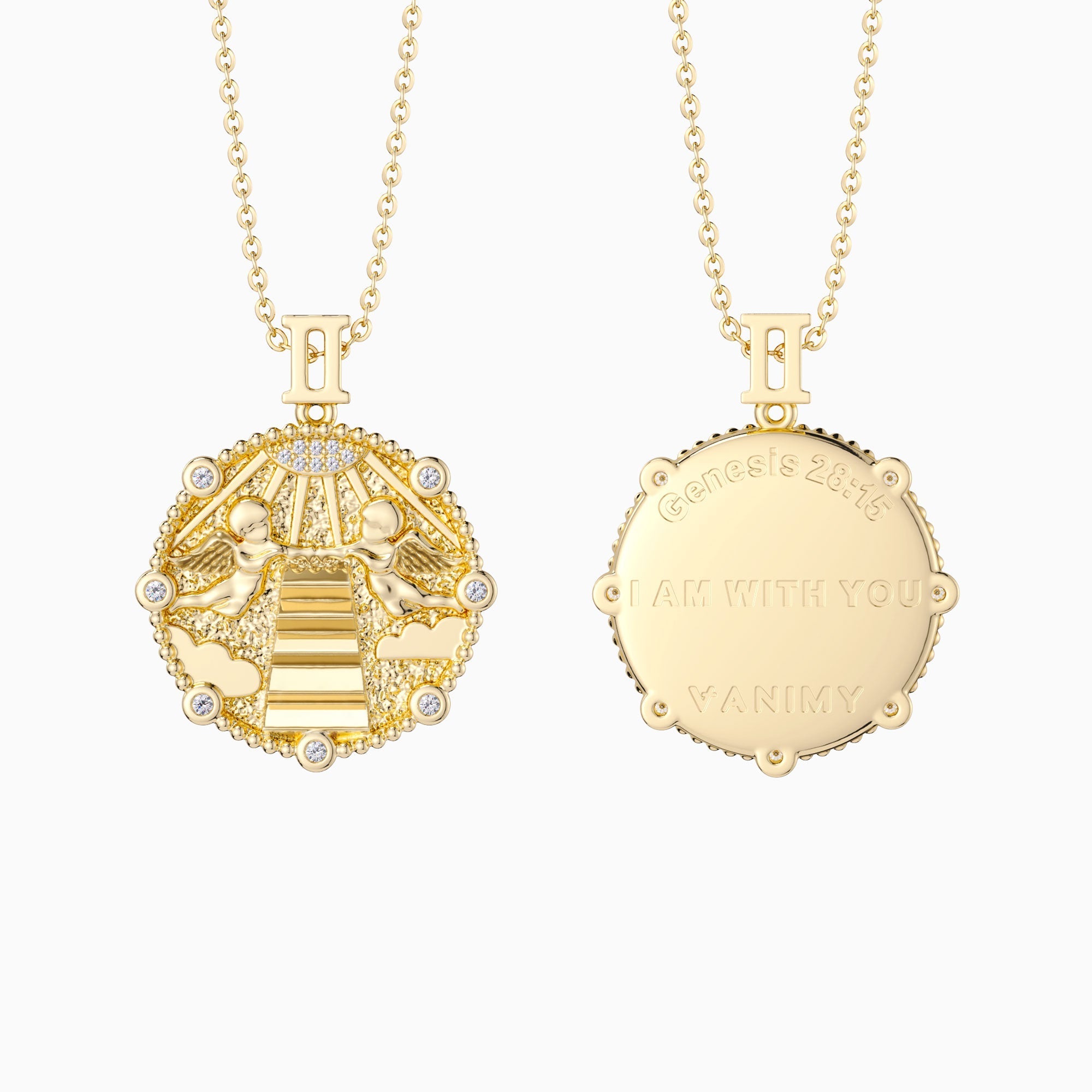 Promised Land Angel Divine Guidance Pendant Necklace