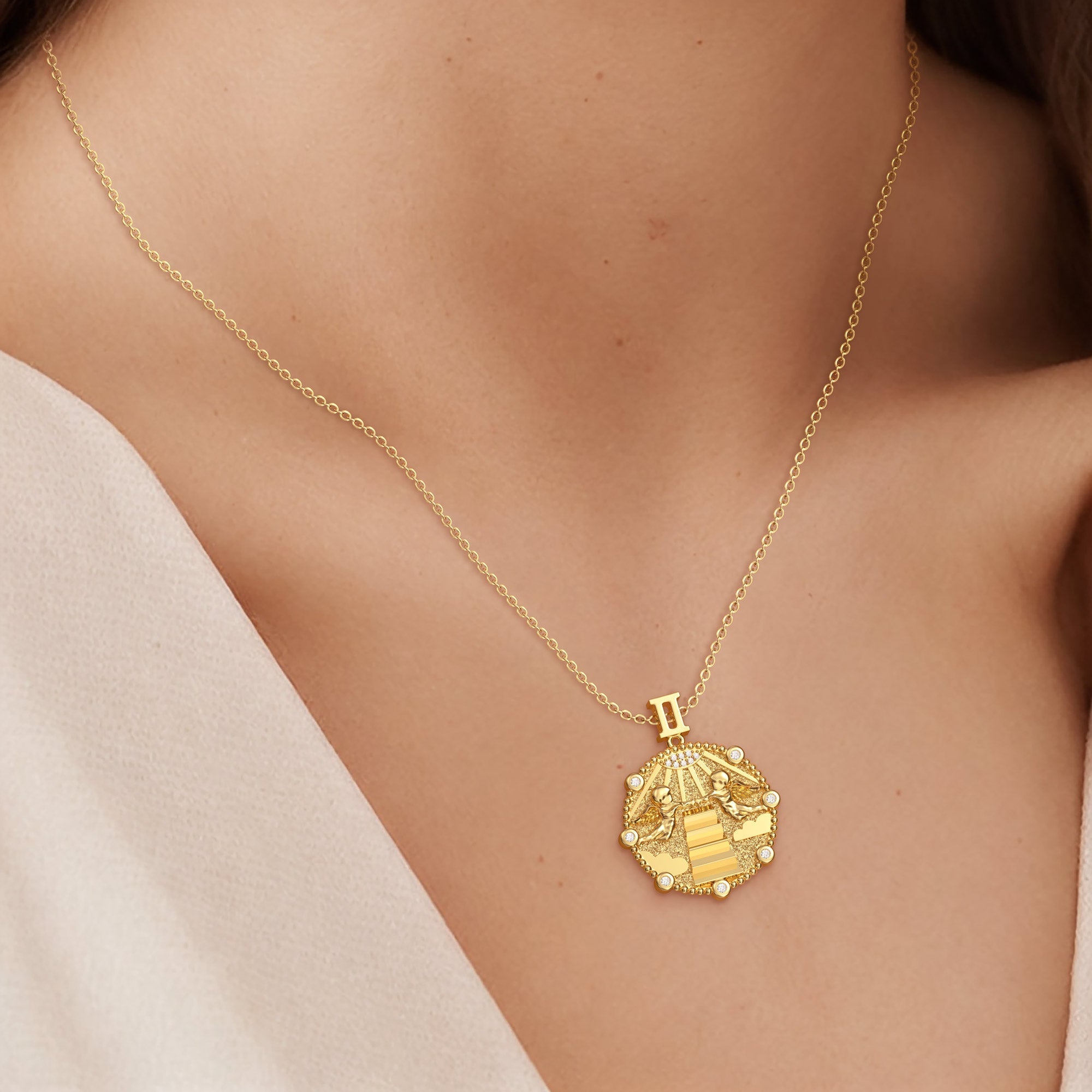 Promised Land Angel Divine Guidance Pendant Necklace