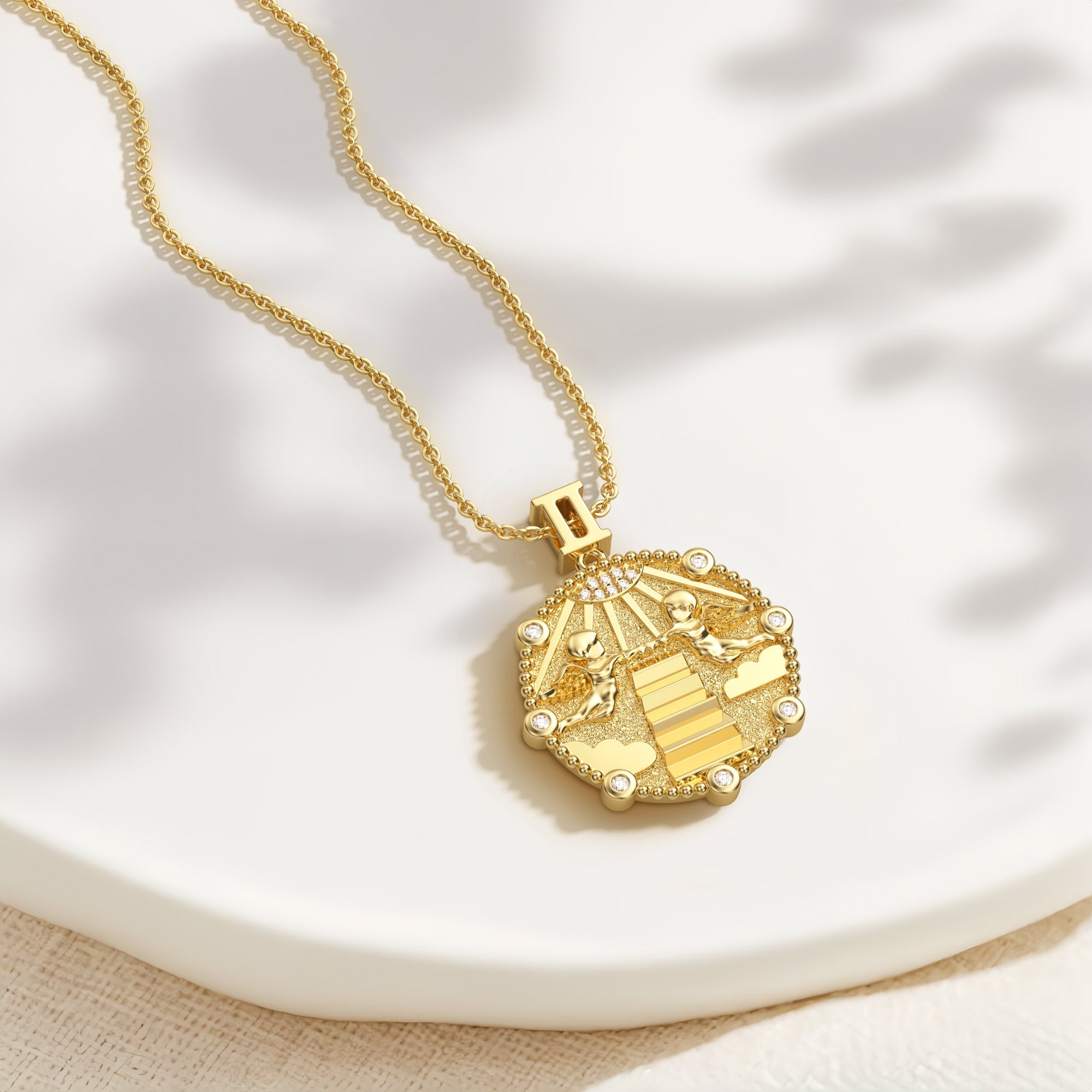 Promised Land Angel Divine Guidance Pendant Necklace