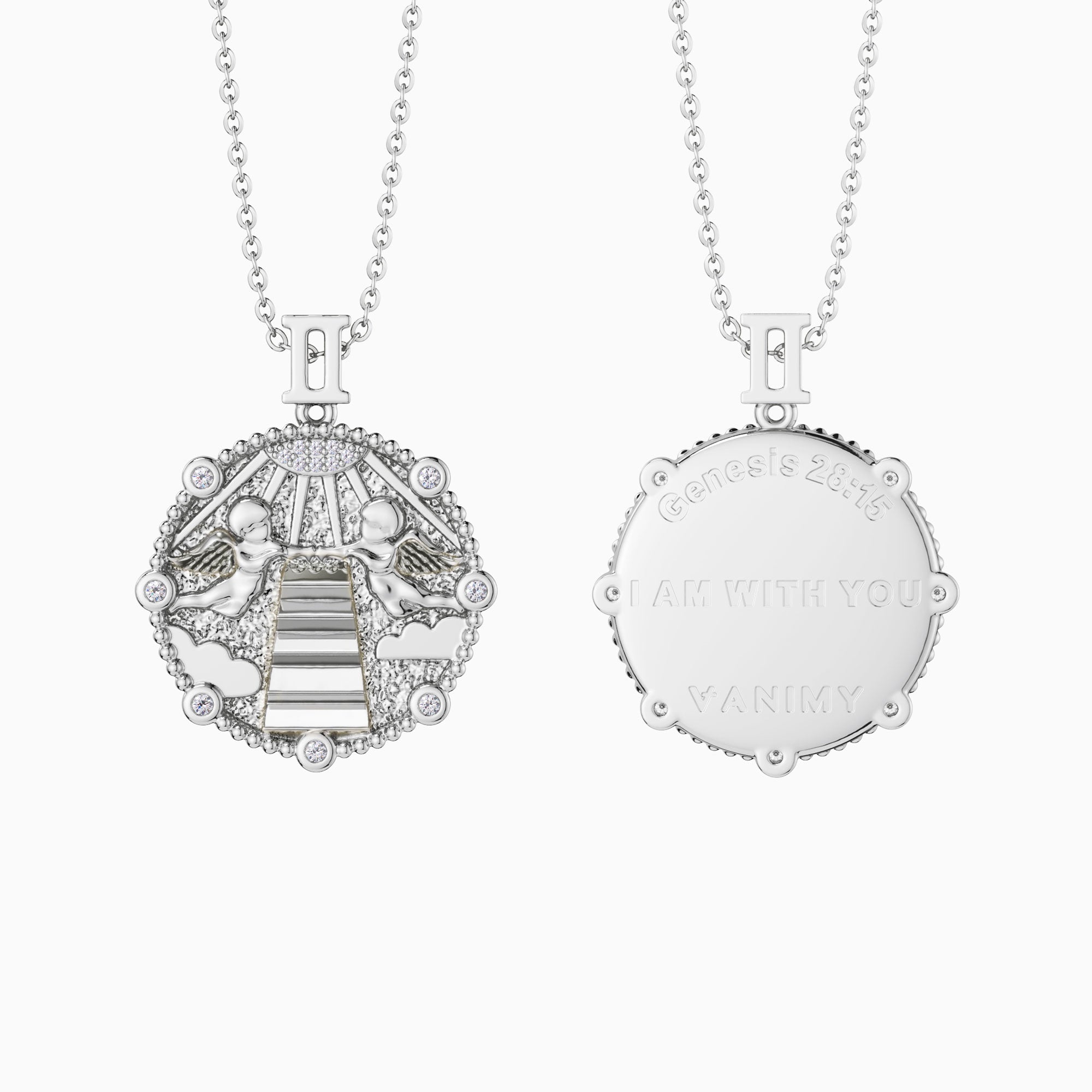 Promised Land Angel Divine Guidance Pendant Necklace