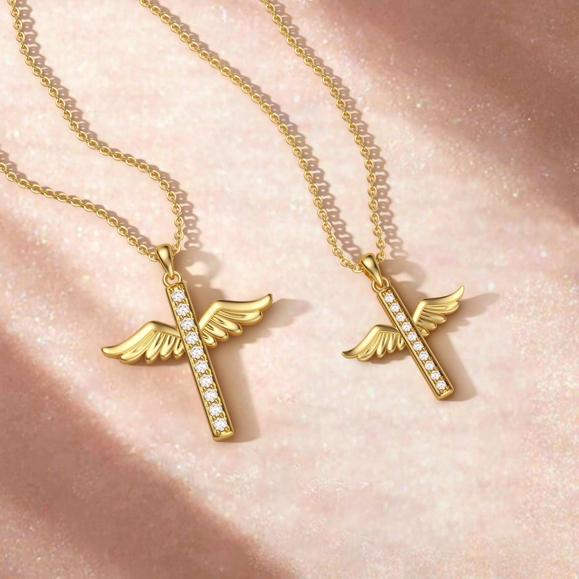 Eternal Guardian Wing Classic Pendant Necklace