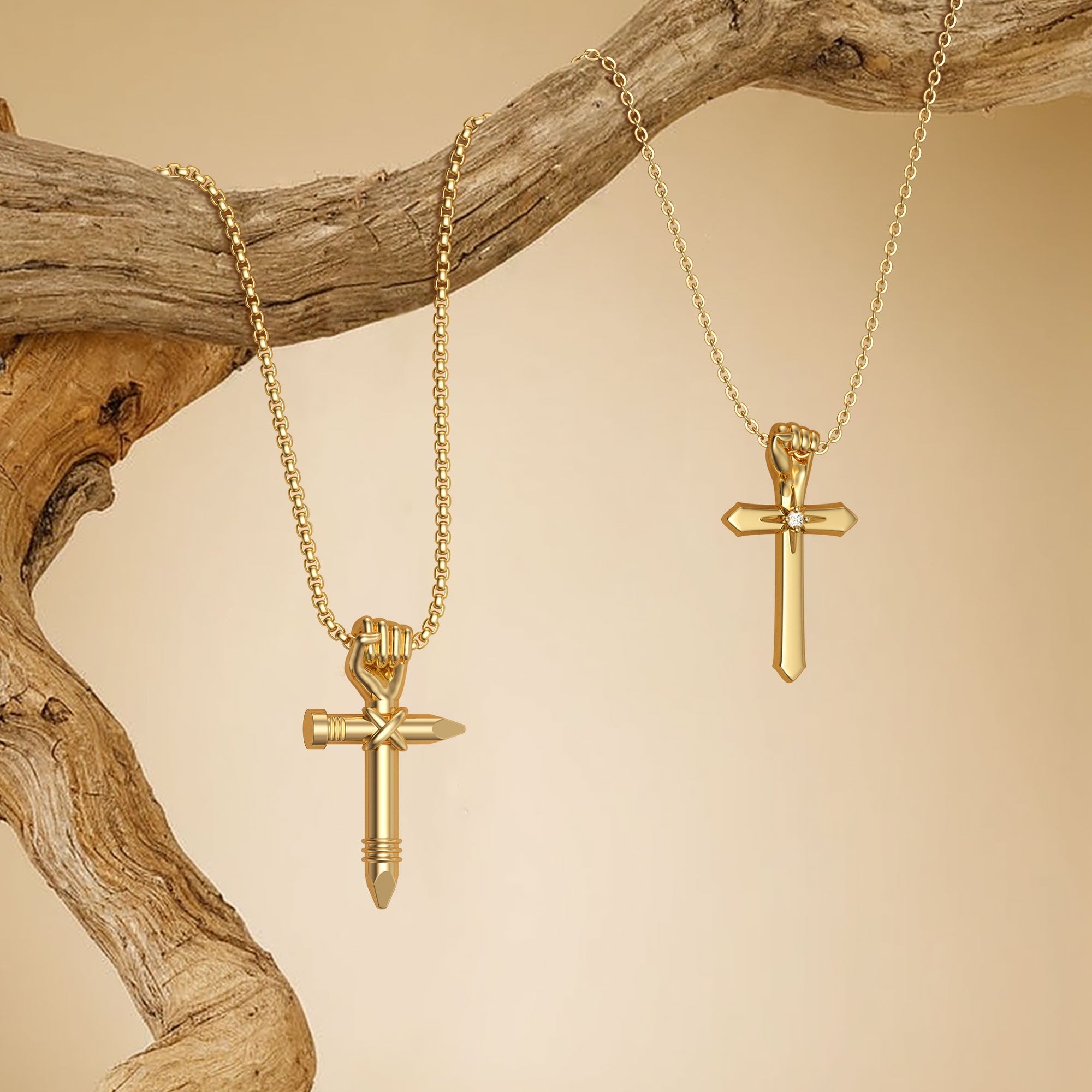 Fortitude Cross Pendant Necklace
