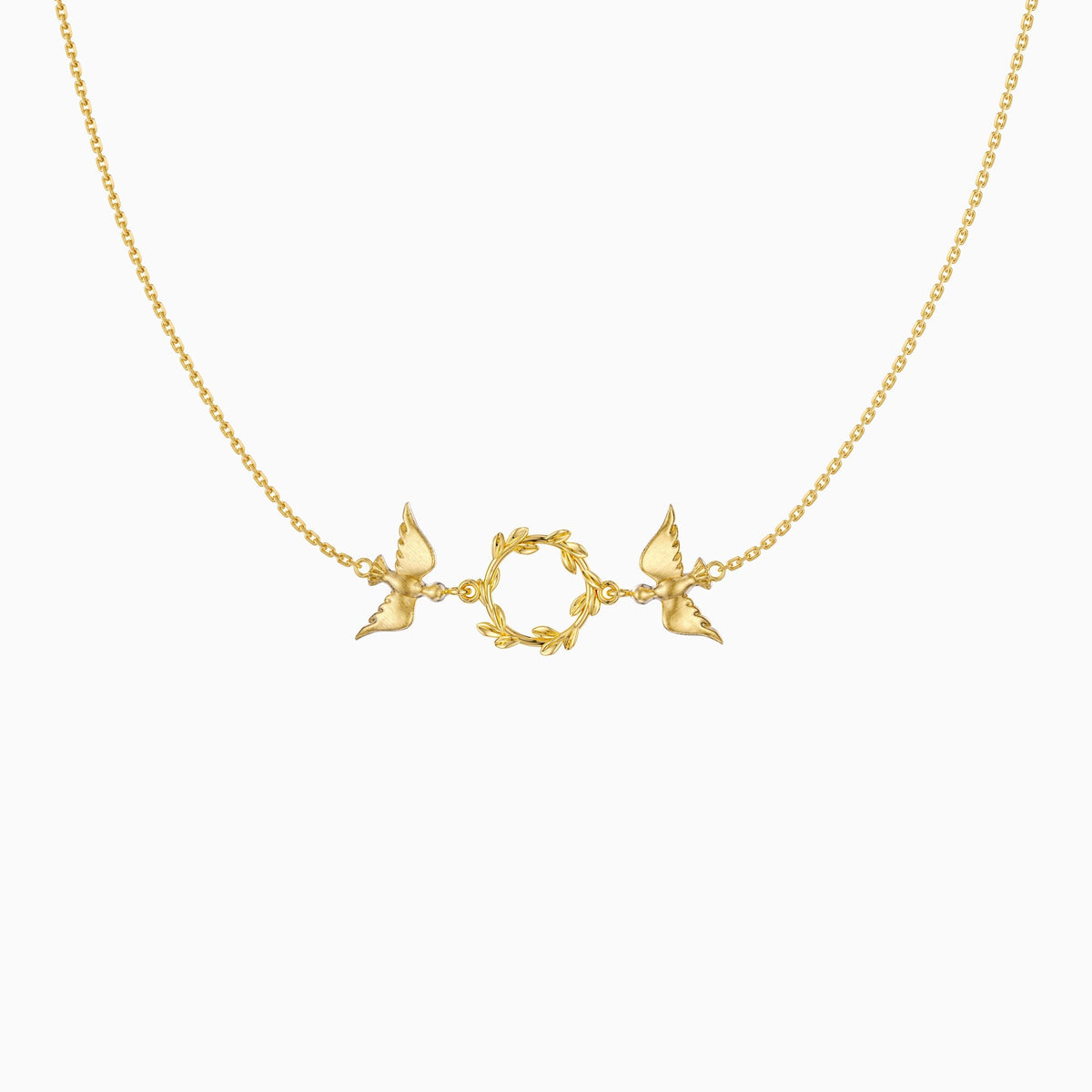 Dove Olive Branch Necklace