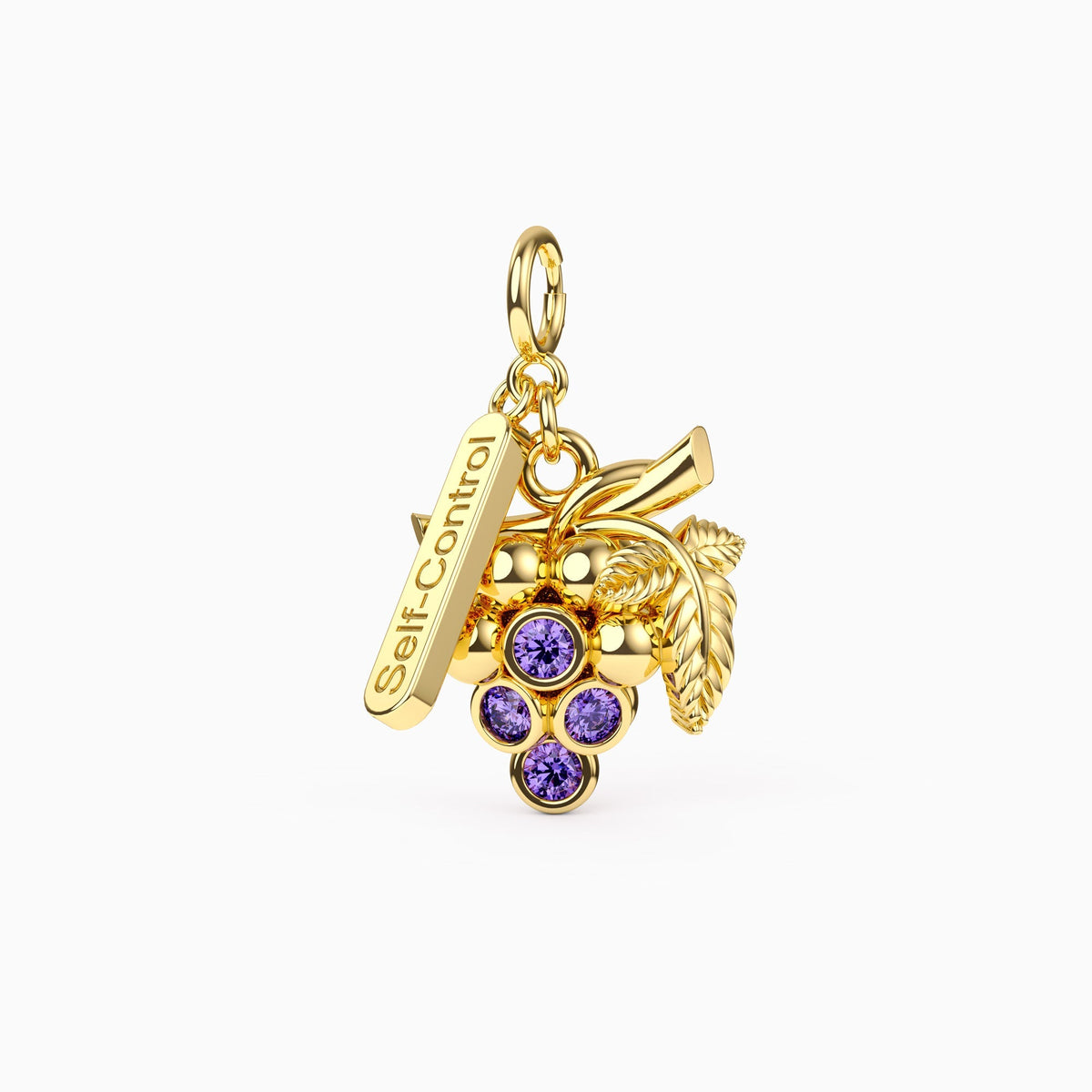 Fruits of The Spirit Self-Control Grape Charm