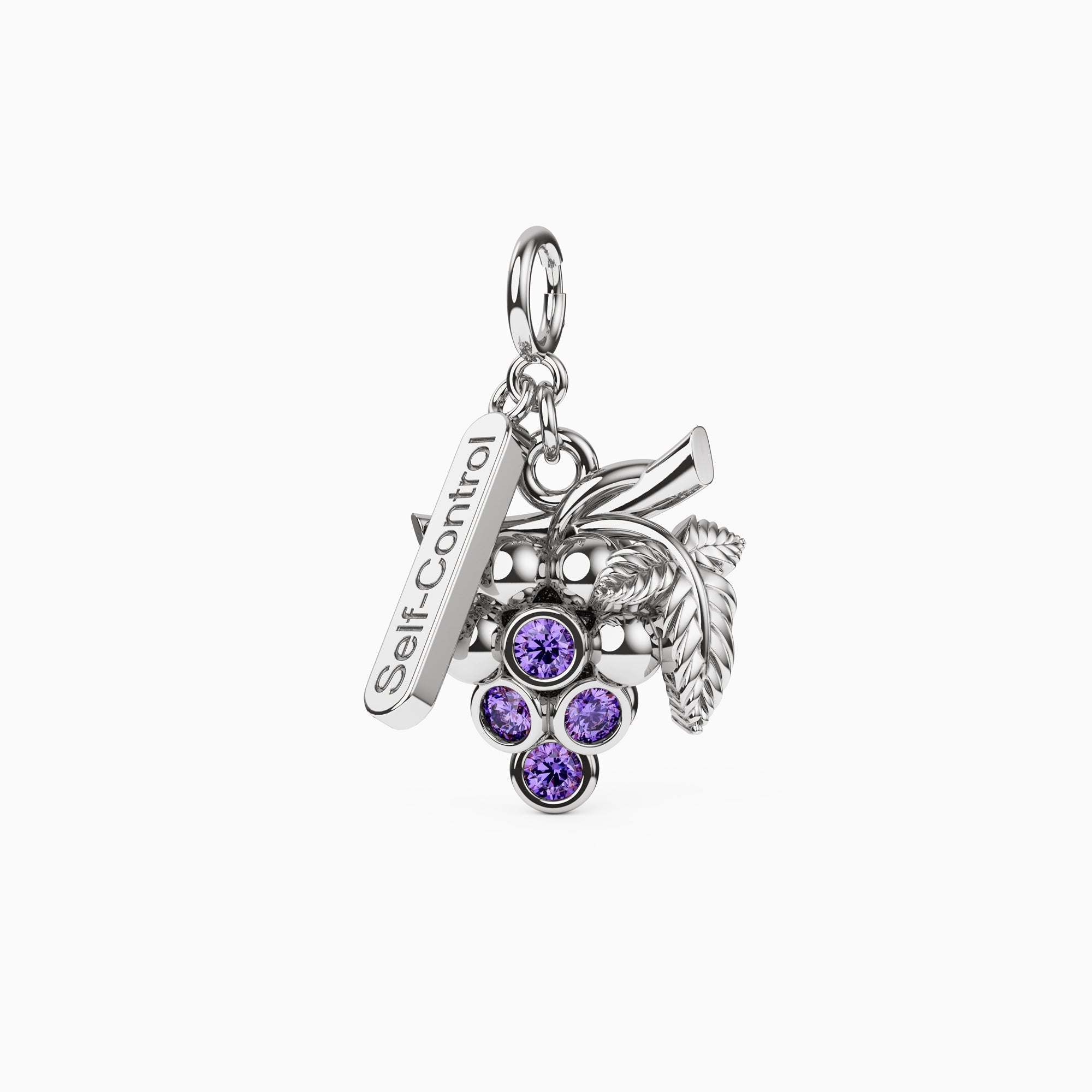 Fruits of The Spirit Self-Control Grape Charm