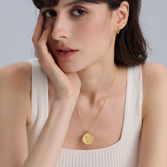 Promised Land Genesis Light Half Hoop Stud Earrings