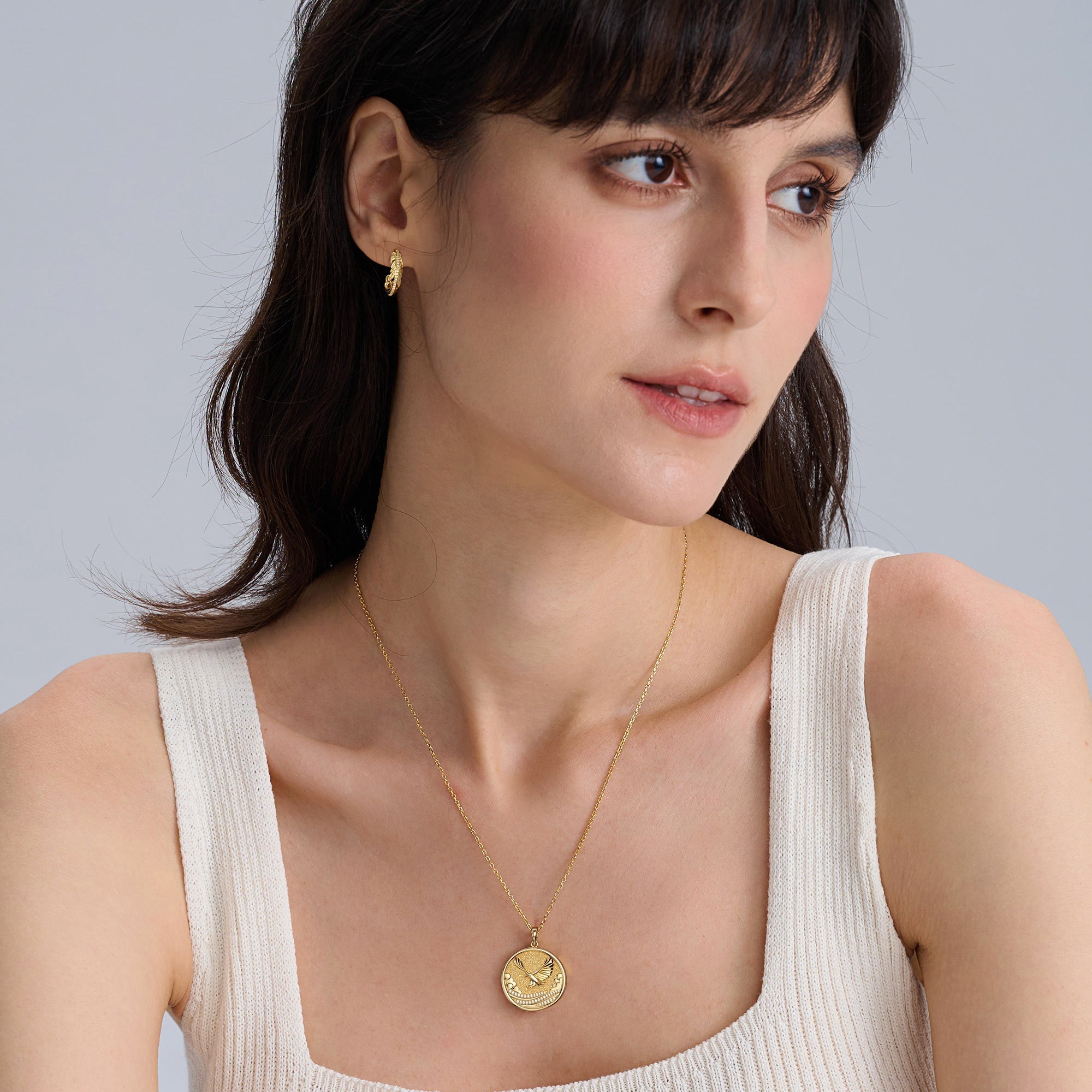 Promised Land Sky’s Ascension Eagle Pendant Necklace