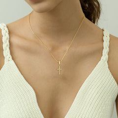 Knot Cross Charm Pendant