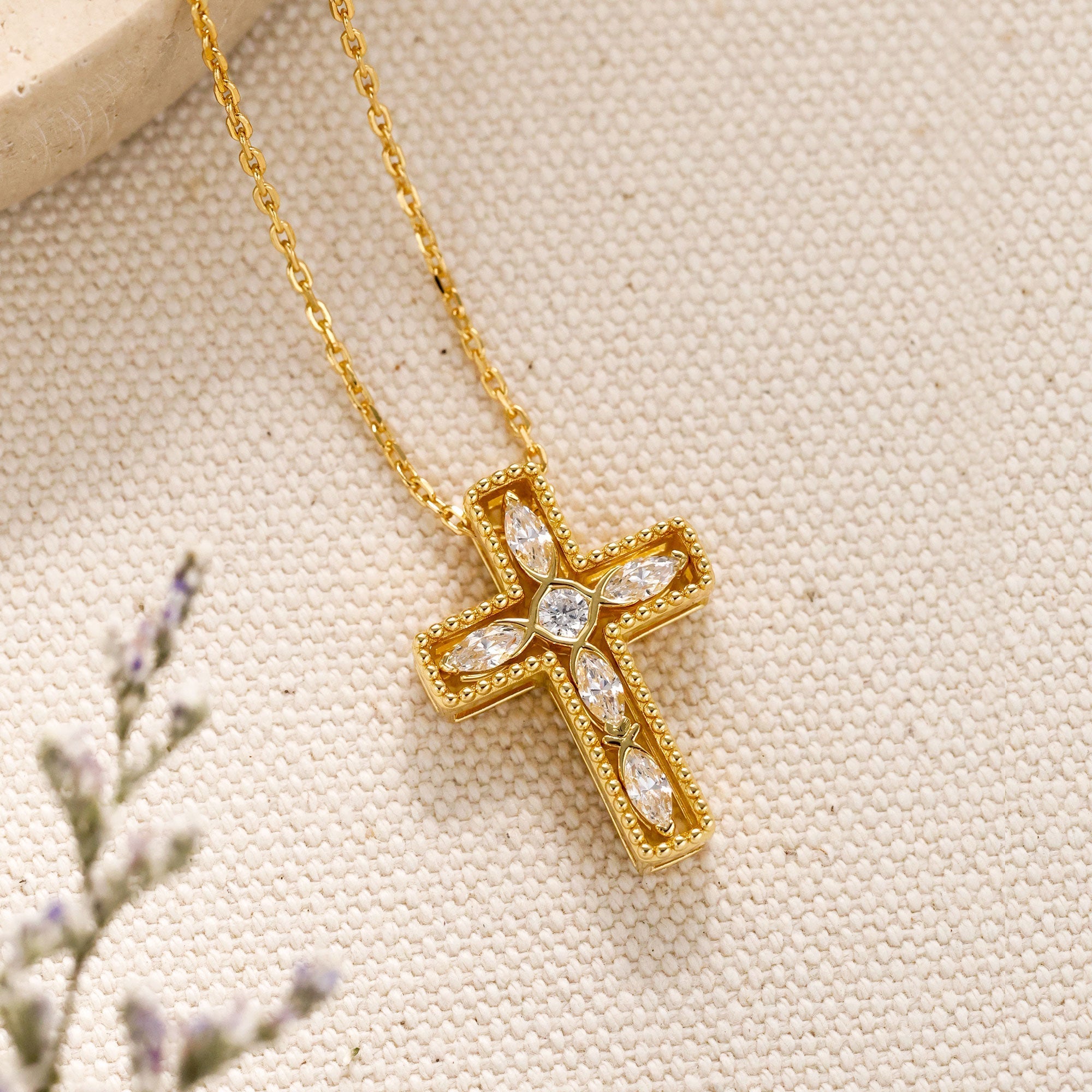 Versatile Ichthys Cross Pendant Necklace