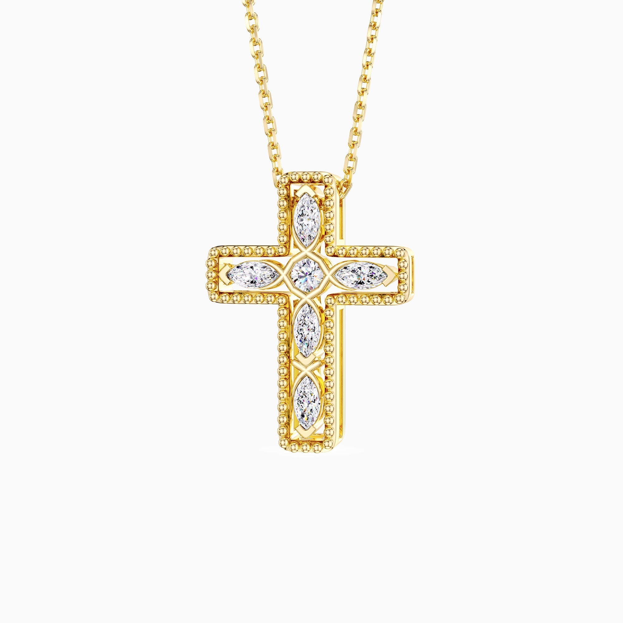 Versatile Ichthys Cross Pendant Necklace