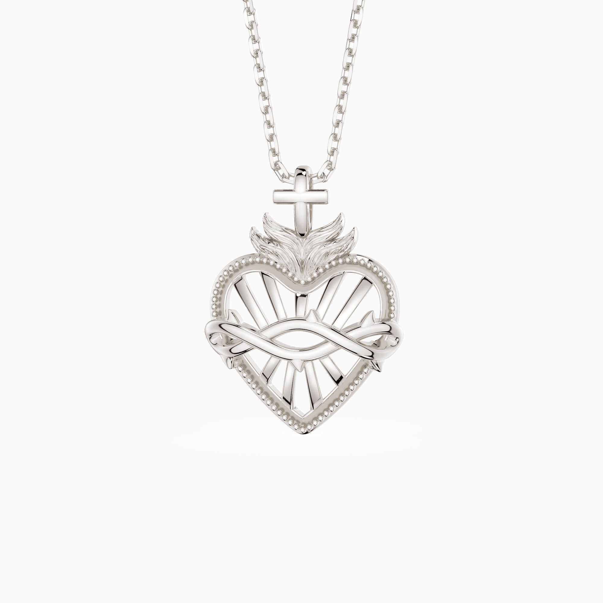 Radiant Sacred Heart Necklace