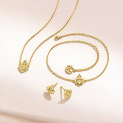 Flaming Heart Necklace