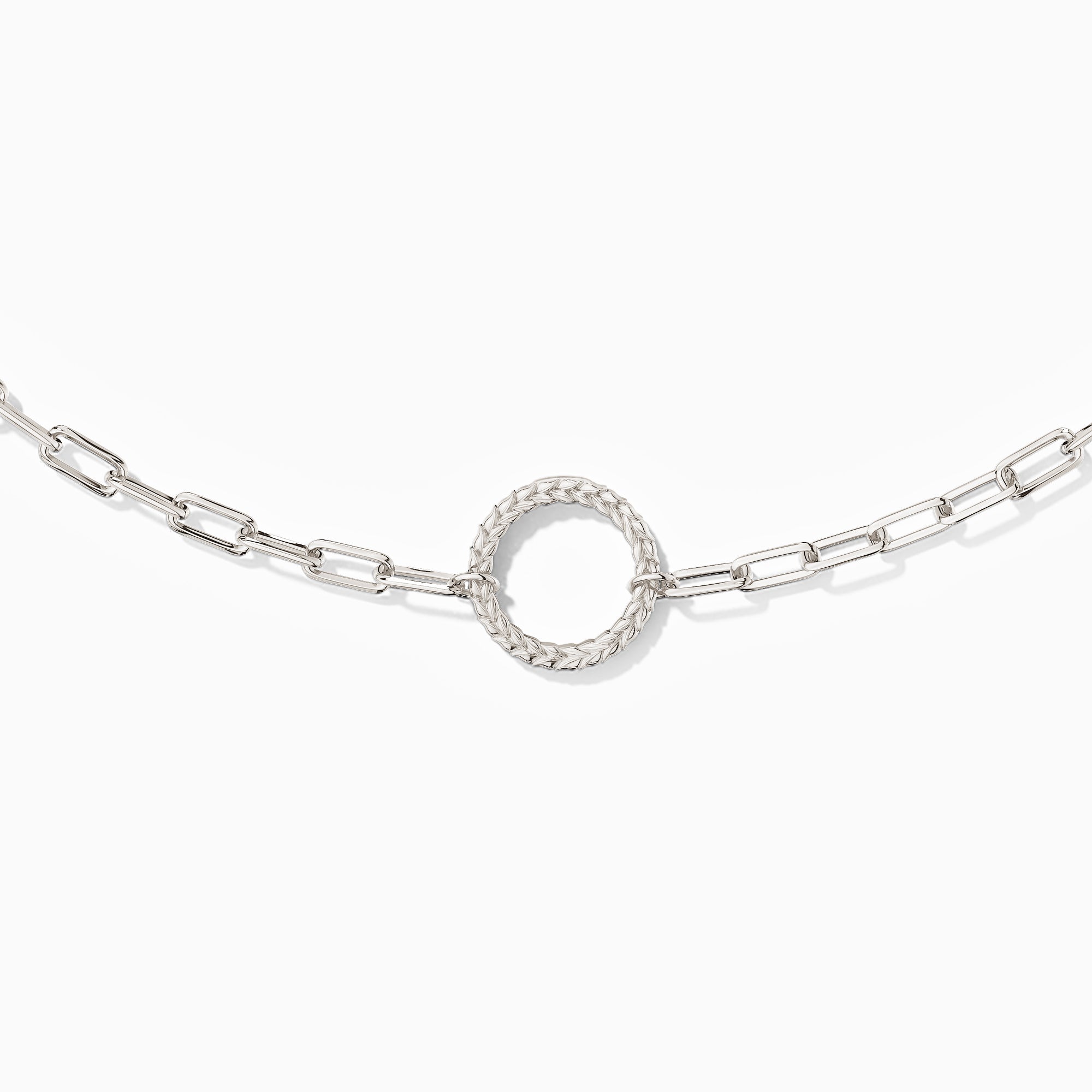 Manna Charm Builder Paperclip Chain Necklace