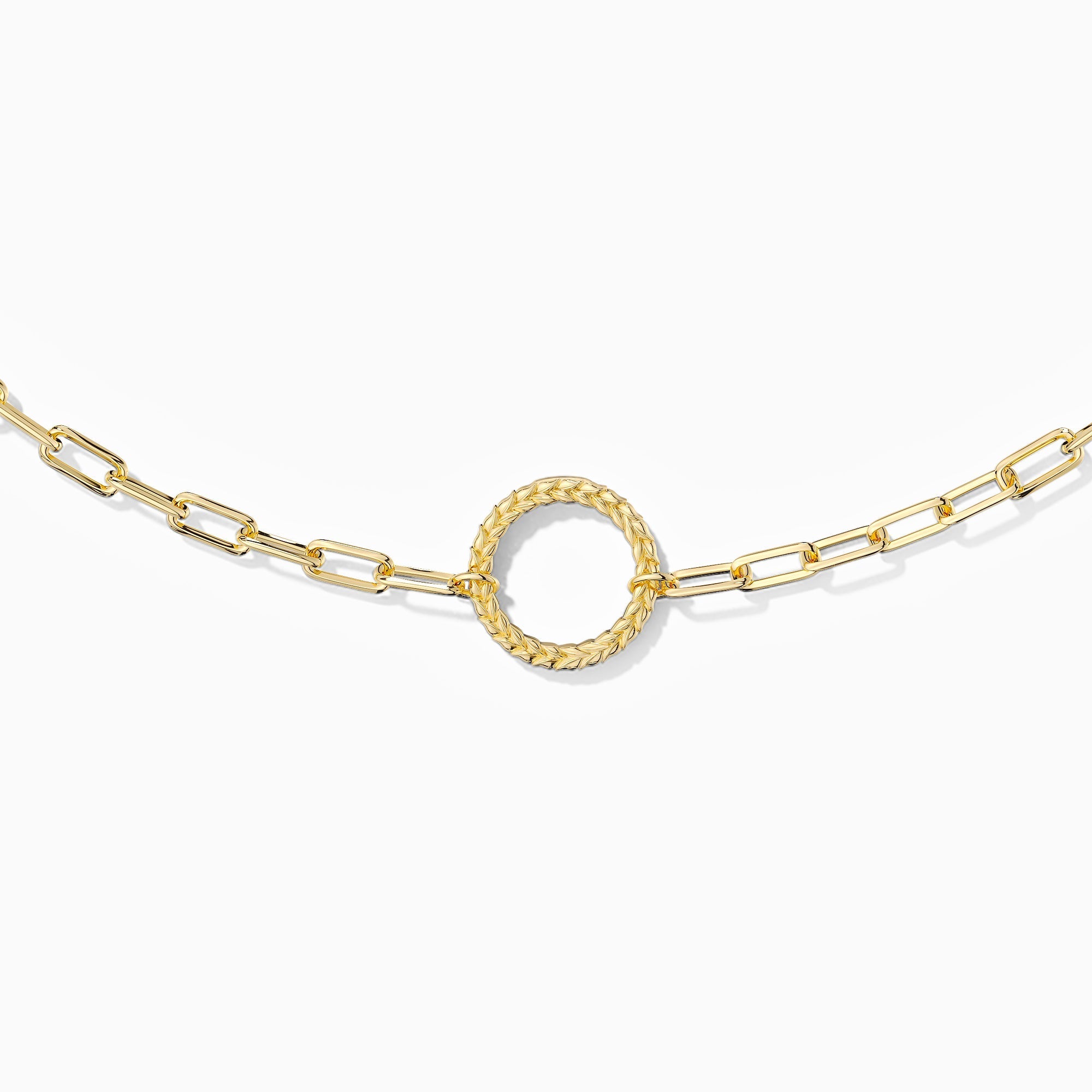 Manna Charm Builder Paperclip Chain Necklace