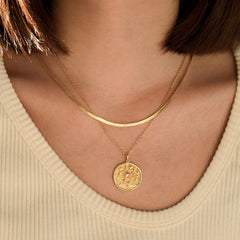 Flat Snake Chain Necklace