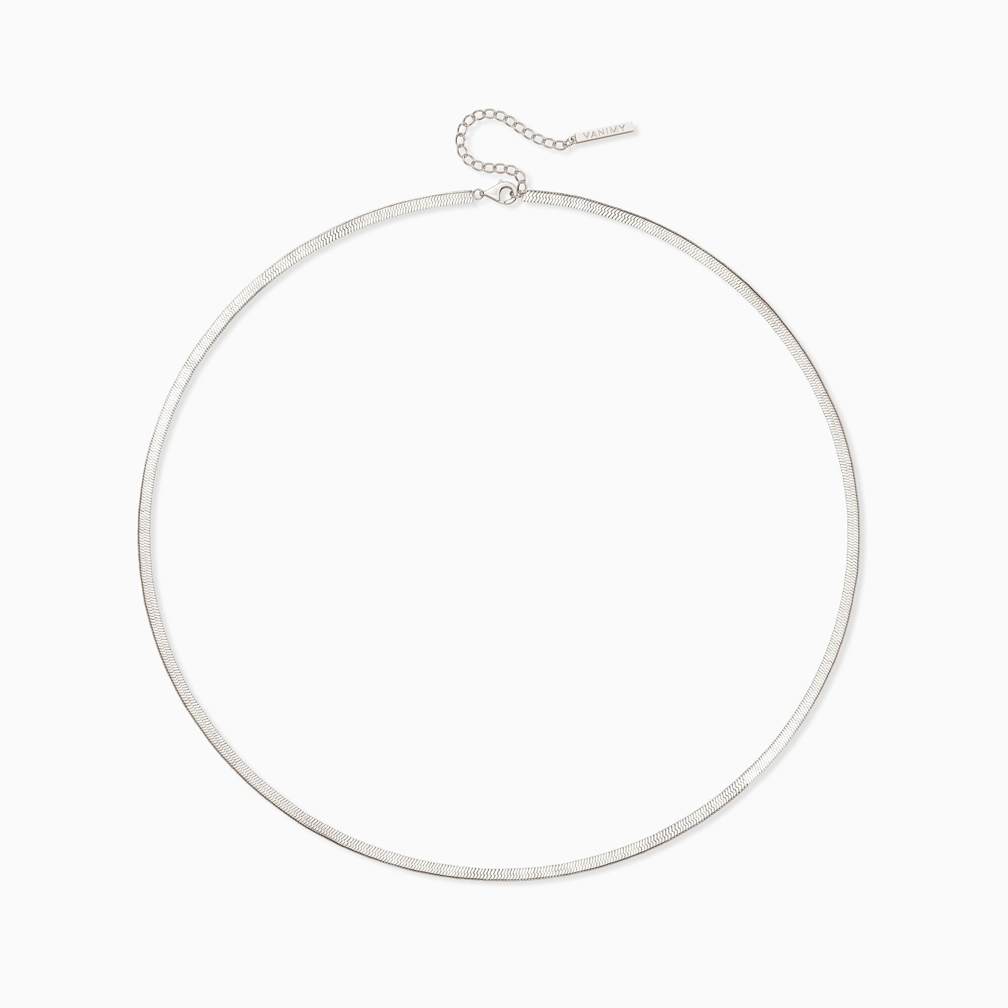 Flat Snake Chain Necklace