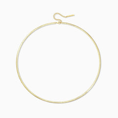 Flat Snake Chain Necklace