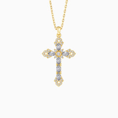 Helena Cross Pendant Necklace