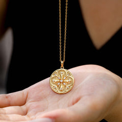 Cathedral Light Medallion Necklace