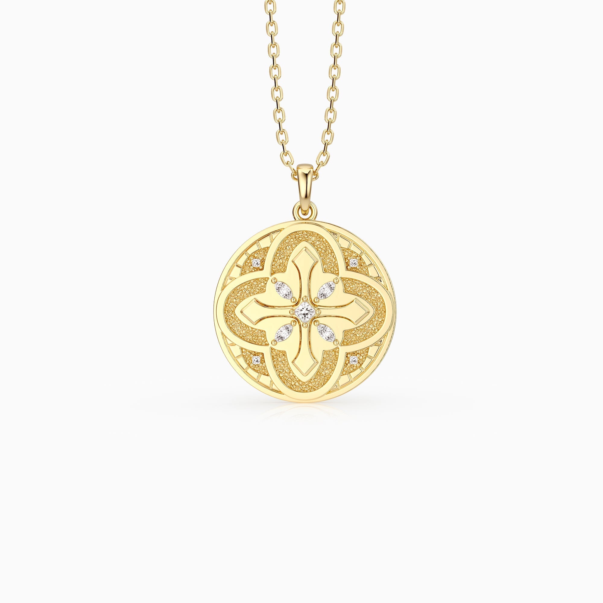 Cathedral Light Medallion Necklace