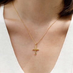 Crown Cross Necklace