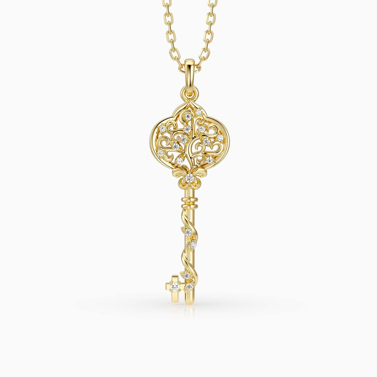 Manifestation Key to Growth Necklace