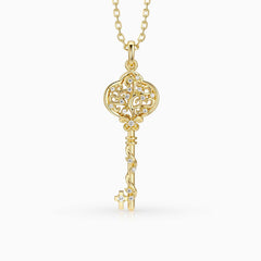 Manifestation Key to Growth Necklace