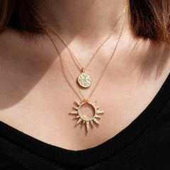 Byzantine Cross Medallion Necklace