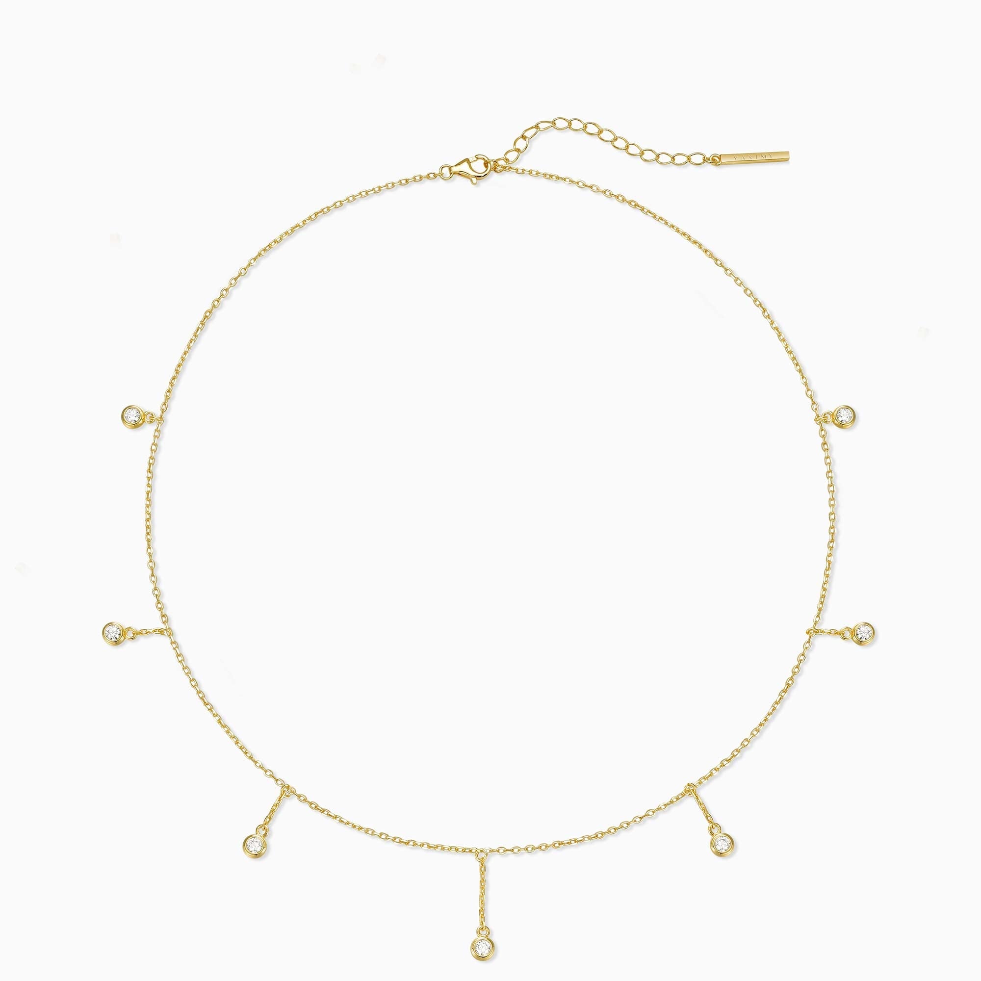 Raindrop Station Necklace