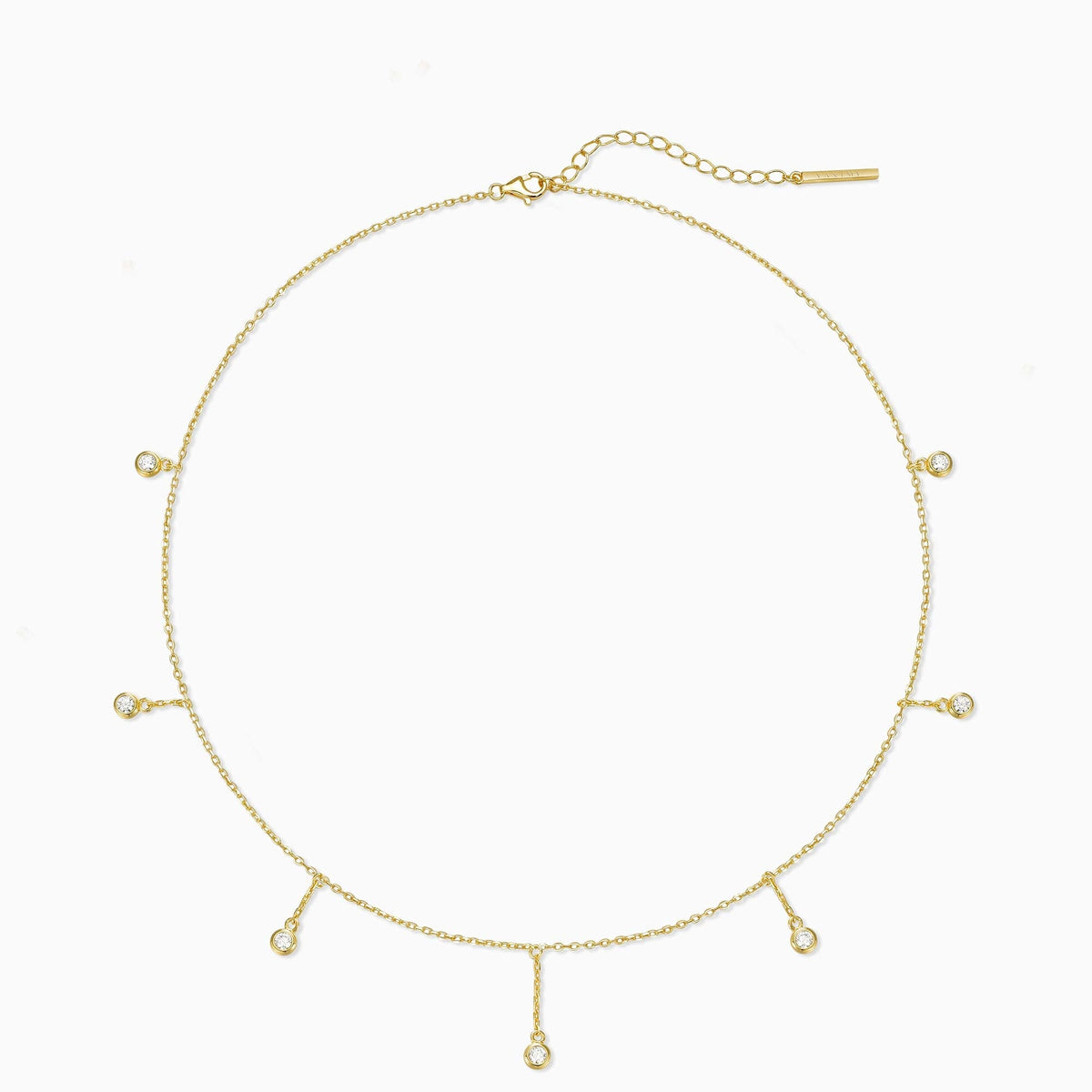 Raindrop Station Necklace