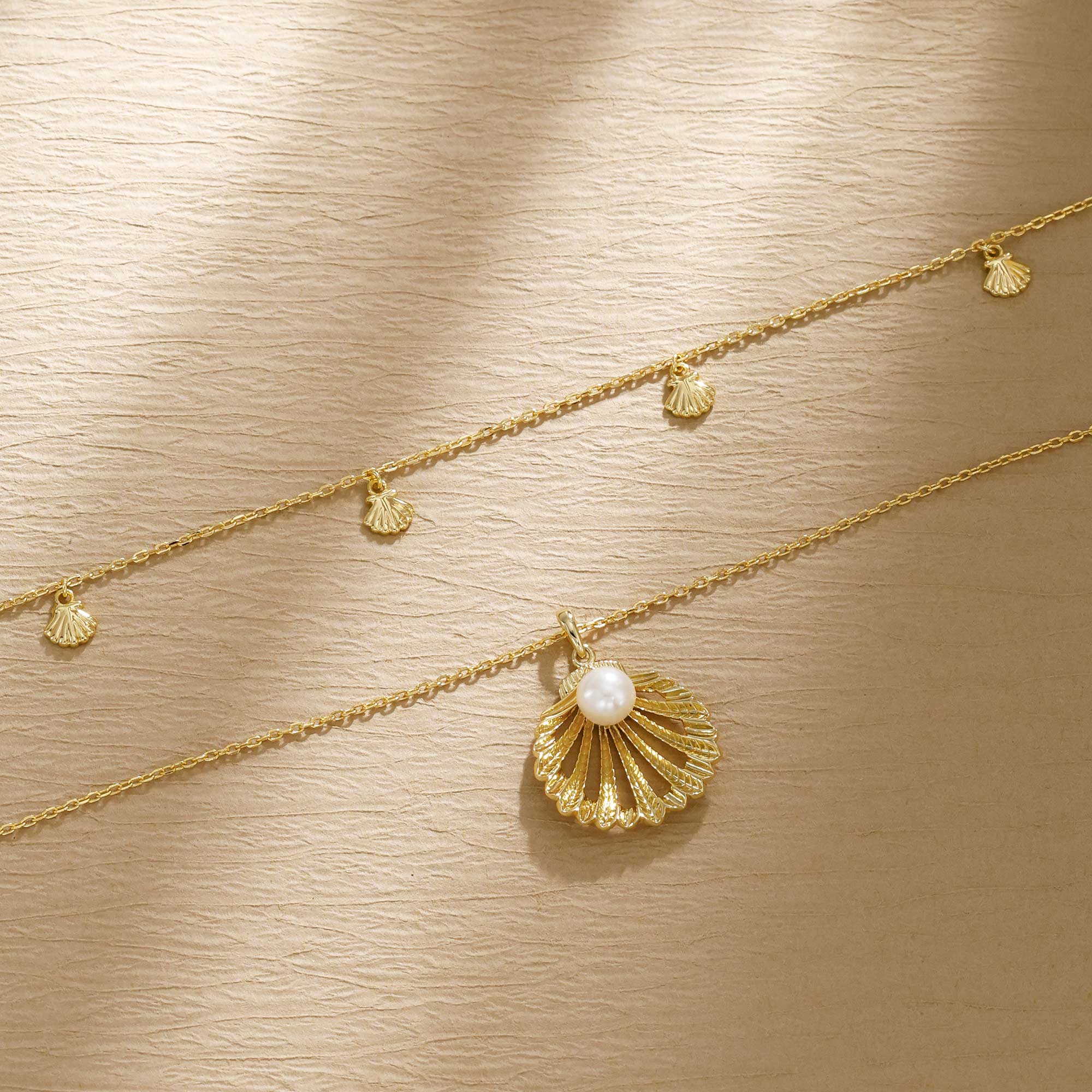Shell Station Necklace