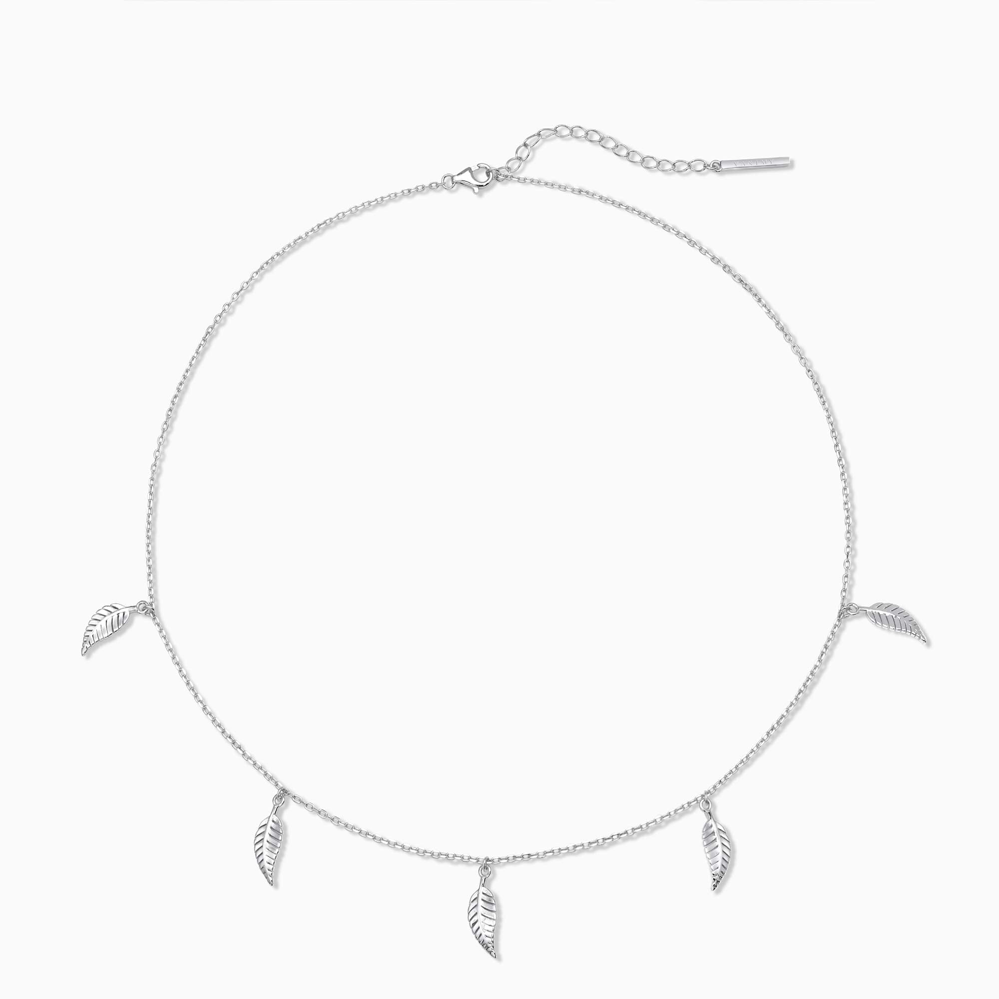 Palm Leaf Station Necklace